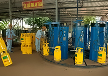 Chiết Nạp gia công Chai Gas